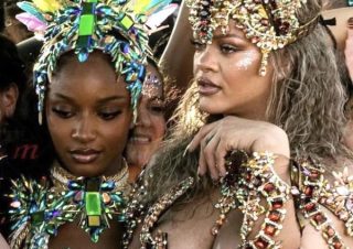 Viral video of Ayra Starr & Rihanna at Crop Over Festival in Barbabos